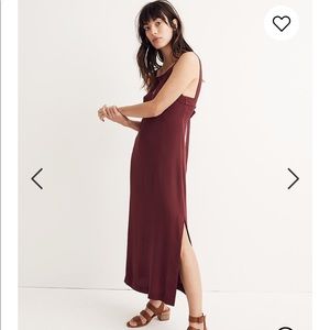 Madewell Apron tie- back dress